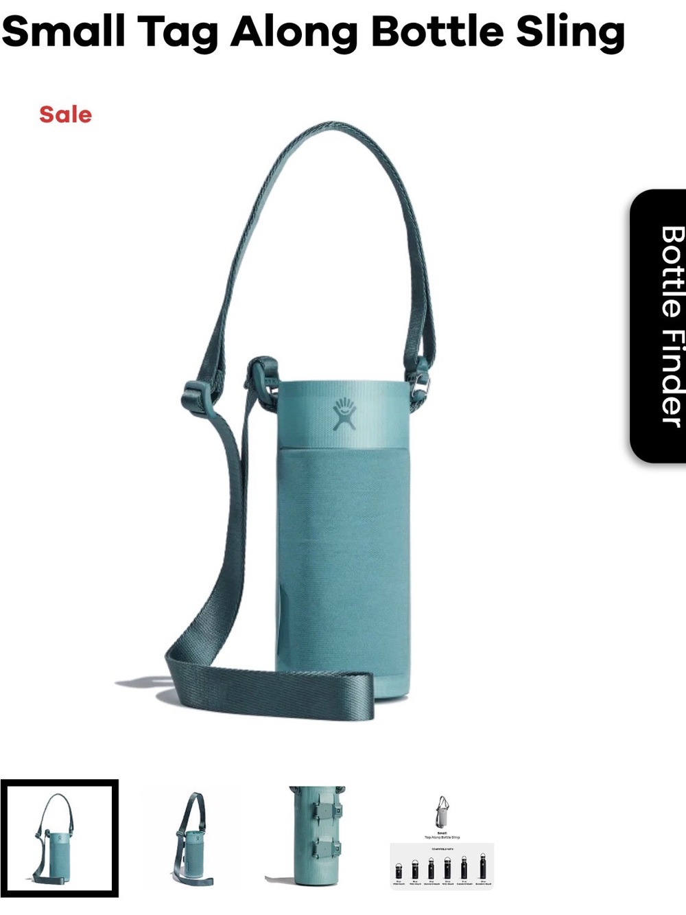 Hydro Flask Bottle Sling Small Size Tag Along Bottle Sling NEW Baltic